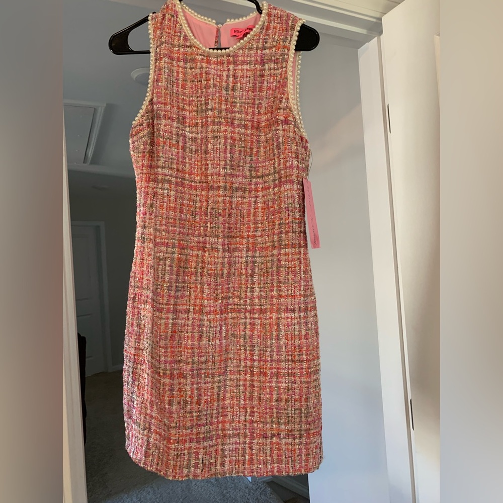 Betsey Johnson tweed mini dress